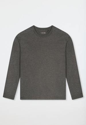 Felpa manica lunga grigio scuro - Mix+ Relax