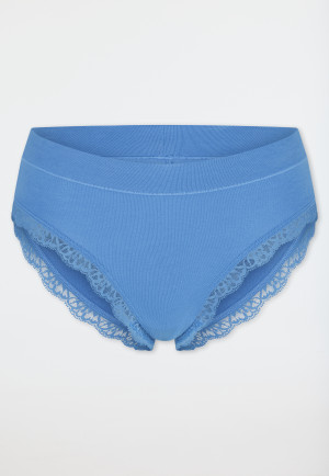 Dentelle brésilienne aqua - Unique Cotton
