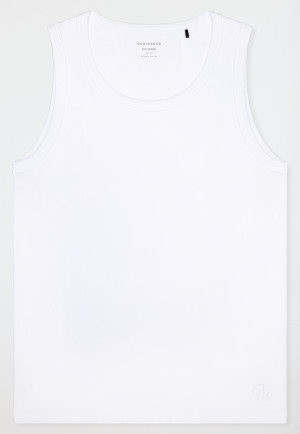 Tank Top Doppelripp weiß - SCHIESSER 150 Years
