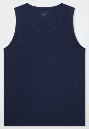Tank Top Doppelripp admiral - SCHIESSER 150 Years