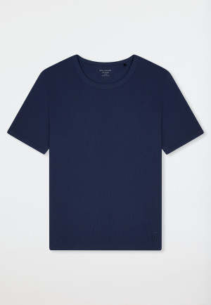 Shirt kurzarm Doppelripp admiral - SCHIESSER 150 Years