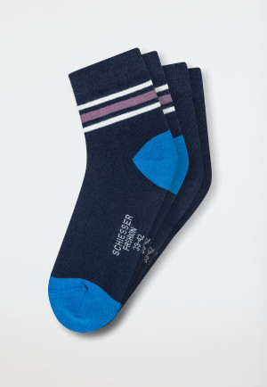 Herrensocken 2er-Pack Organic Cotton dunkelblau - Fashion
