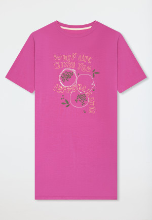 Camicia da notte a maniche corte Grantapfel fucsia - Casual Fashion