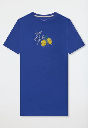 Sleep shirt short sleeve lemon royal - Casual Fashion