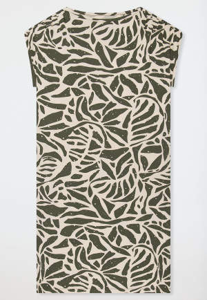 Sleep shirt short sleeve olive - Selected Premium