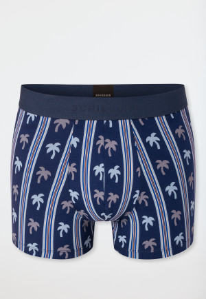 Shorts palm trees royal patterned - 95/5