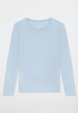 Shirt long-sleeve light blue - Mix+Relax