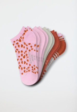 Women's socks sneakers 5-pack multi-colored - Fashion