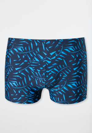 Swimwear retro knitwear zip pocket aquarium patterned - Wave Nature