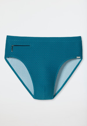 Badehose Slip Wirkware petrol - Classic Swim