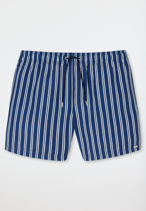 Pantaloncini da bagno in tessuto a righe bianco sporco - Classic Swim