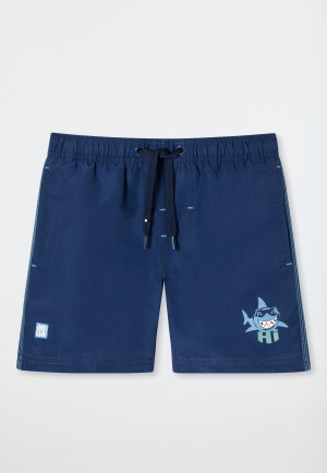 Swim trunks woven shark blue - Aqua Kids Boys