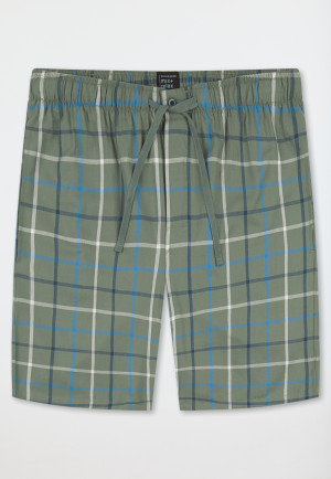 Bermuda kurz Webware khaki kariert - Mix+Relax