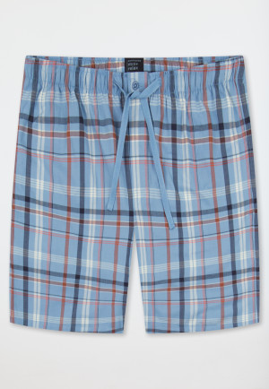 Bermuda kurz Webware pacific blue kariert - Mix+Relax