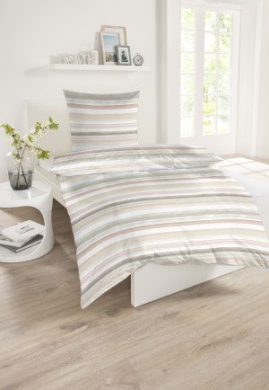 Parure de lit renforcé multicolore rayures - SCHIESSER Home