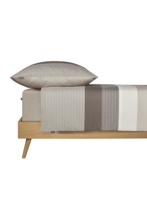Parure de lit deux pièces Renforcé gris rayé - SCHIESSER Home