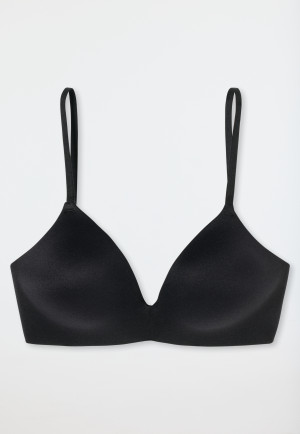 Soutien-gorge sans armature rembourré noir - Invisible Soft