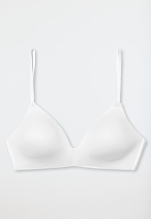 Soutien-gorge sans armature rembourré blanc - Invisible Soft