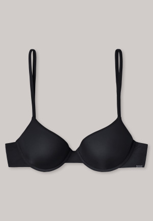 Bikini top underwire soft pads variable straps black - Mix & Match Nautical