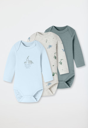 Body à manches longues Dinos multicolore - Bébé
