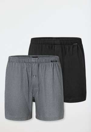 Boxer confezione da 2 in jersey a fantasia unita - Boxershorts Multipacks
