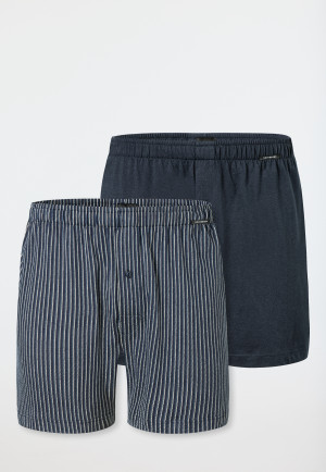 Boxer confezione da 2 in jersey a fantasia unita - Boxershorts Multipacks