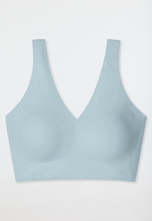 Bustier microfibre coussinets amovibles bluebird - Invisible Soft