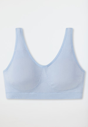 Bustier senza cuciture, color bianco aria - Seamless light