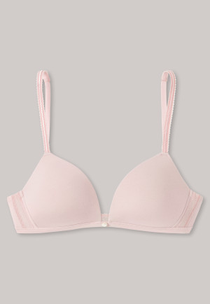 Reggiseno a triangolo senza ferretto con imbottitura rosa chiaro - Long Life Softness