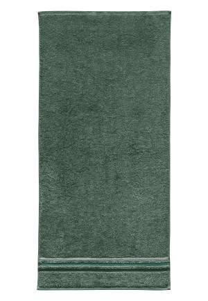 Asciugamano da doccia Skyline Colour 70x140 verde scuro - SCHIESSER Home