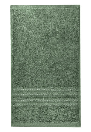 Milano guest towel 30x50 dark green - SCHIESSER Home