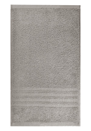 Asciugamano per ospiti Milano 30x50 argento - SCHIESSER Home