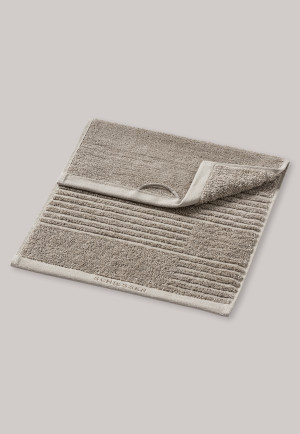 Guest towel textured beige 30 x 50