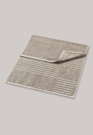 Porta asciugamani con superficie strutturata 50x100 beige - SCHIESSER Home