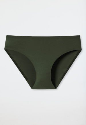 Hiphugger Rio panties microfiber dark green - Invisible Soft