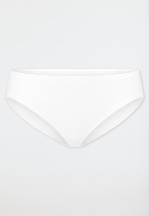 Slip Rio a vita bassa in microfibra di colore bianco - Invisible Soft