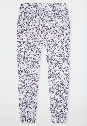 Pantalon long Poignet Fleurs multicolores - Mix+Relax