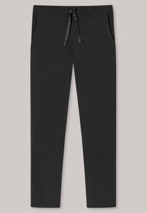 Pants long / extra-long modal black - Mix + Relax