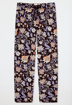 Pantalon long noir imprimé - Mix+Relax