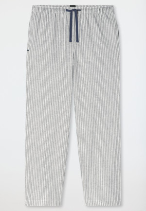 Pantaloni lunghi in tessuto di lino a strisce admiral - Mix+ Relax