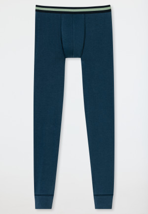 mutande in cotone organico a strisce blu notte - 95/5 Organic