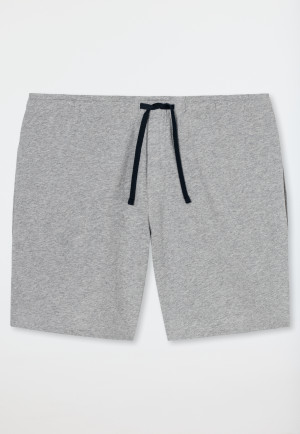 Long boxer jersey dark heather gray - Mix & Relax Cotton