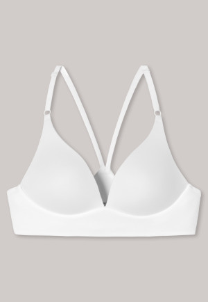 Lounge-Bra Microfaser ohne Verschluss Racerback weiß - Mix & Relax Lounge