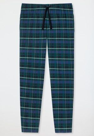 Long lounge pants jersey checked multicolored - Mix & Relax