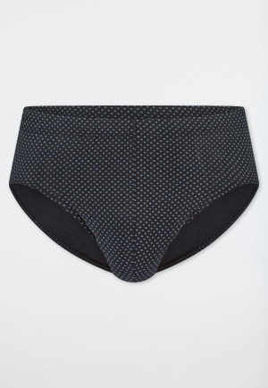 Minislip noir imprimé - Cotton Casuals