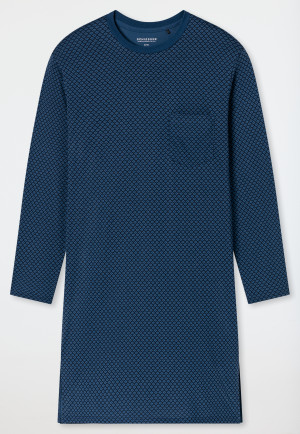 Nachthemd langarm blaugrau - Comfort Essentials