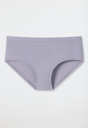 Panty Doppelripp Organic Cotton flieder - Pure Rib
