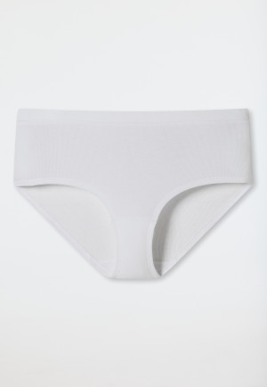 Panty Doppelripp Organic Cotton schwarz - Pure Rib