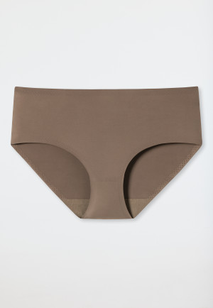 Panty microfiber brown - Invisible Soft