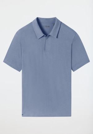 Polo shirt jersey blue-grey - Mix+Relax